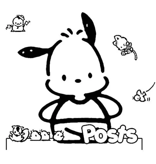Pochacco Coloring Pages