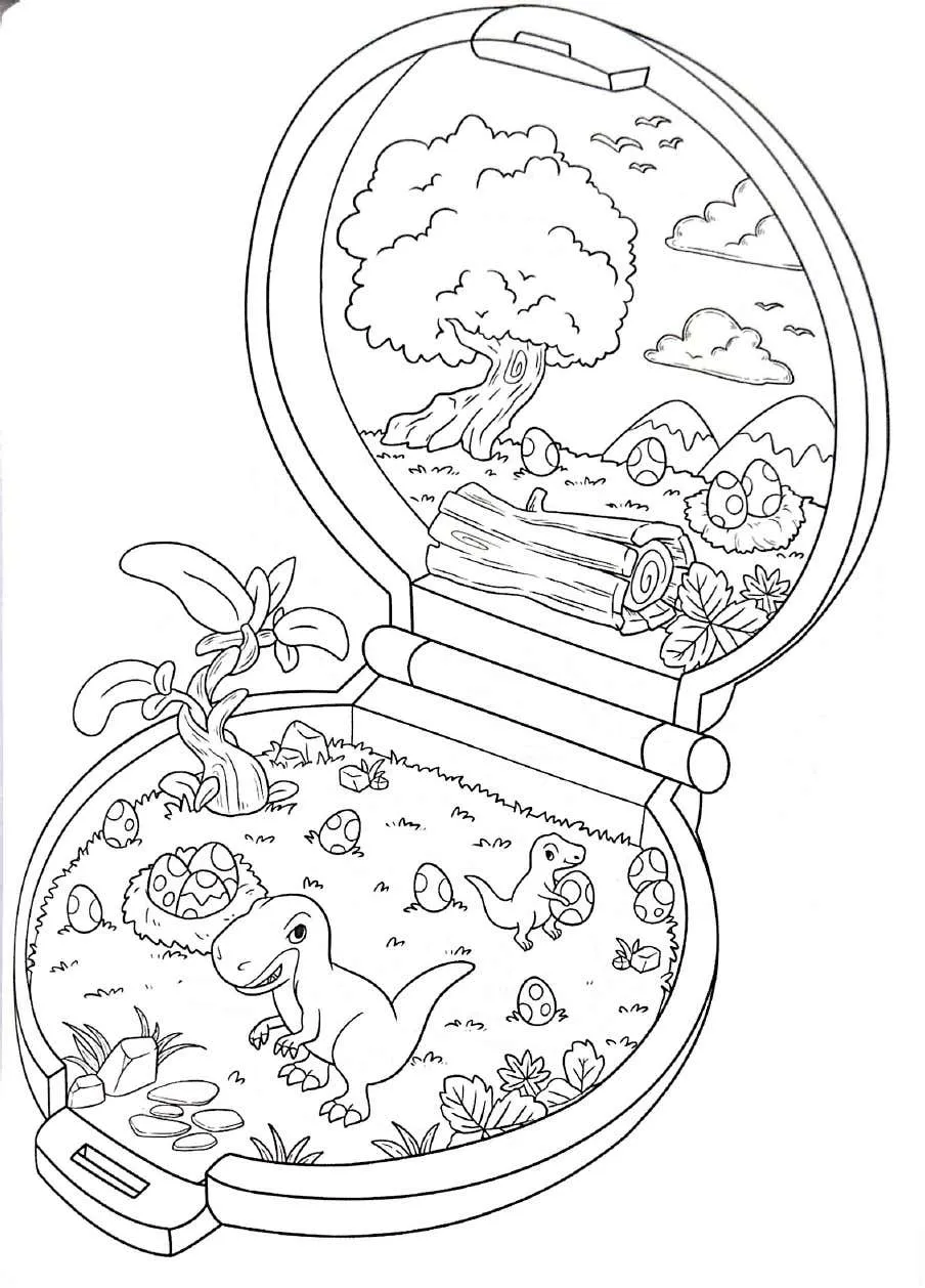 Pocket World pginas para colorear