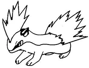 Desenhos de personagens Pokemon Para Colorir 256