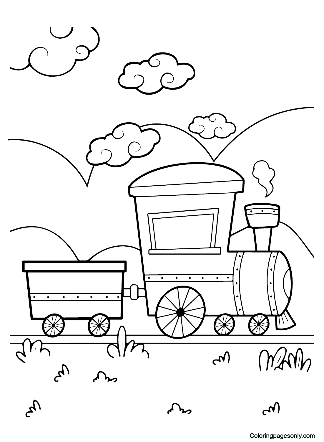 Polar Express Para Colorear