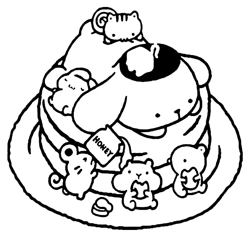 Pompompurin Para Colorear 12