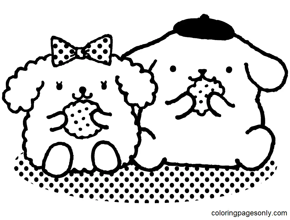 Pompompurin Ausmalbilder 14