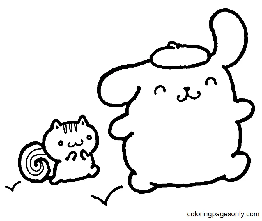 Pompompurin Ausmalbilder 26