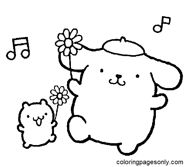 Pompompurin Ausmalbilder 3