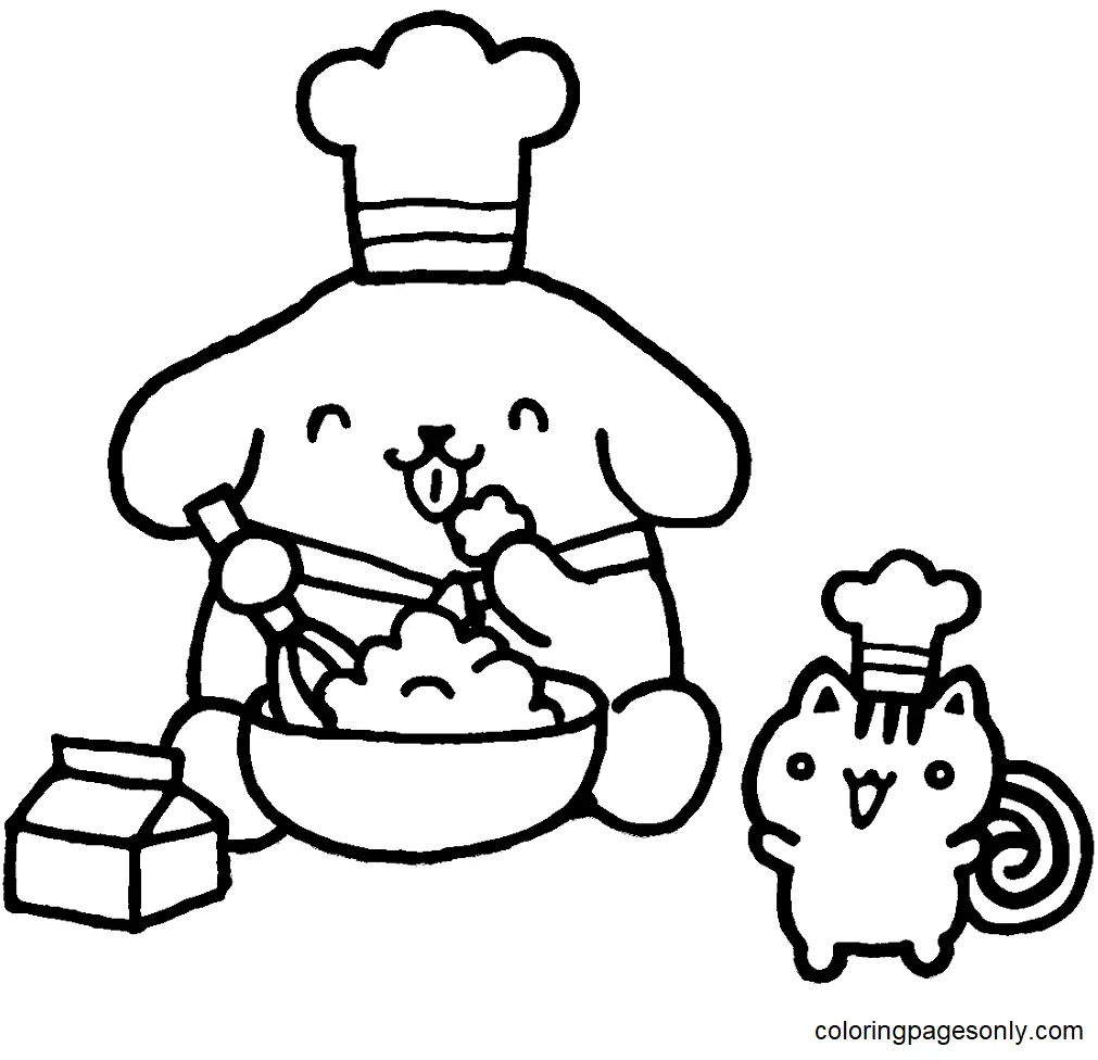 Pompompurin Para Colorear 37