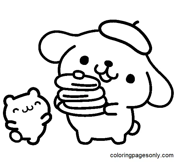 Pompompurin Para Colorear 7