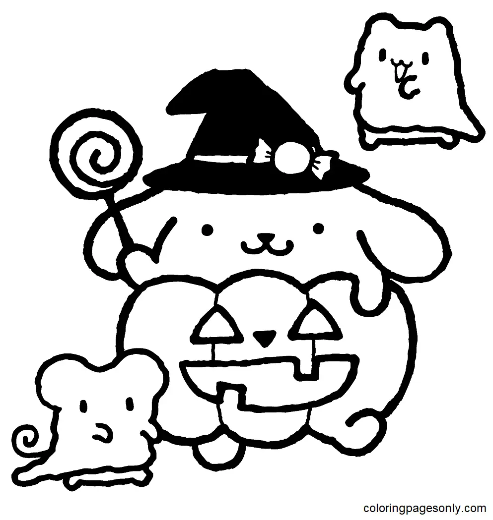 Pompompurin Ausmalbilder 8