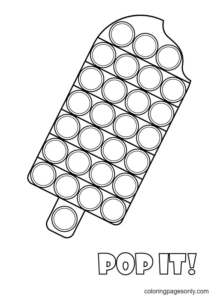 Pop It Para Colorear 30