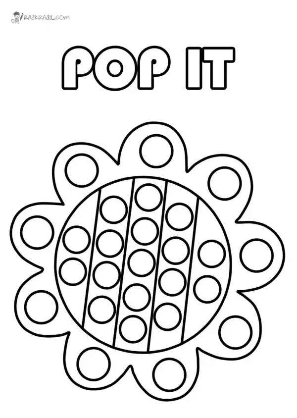 Pop It Coloring Pages 50