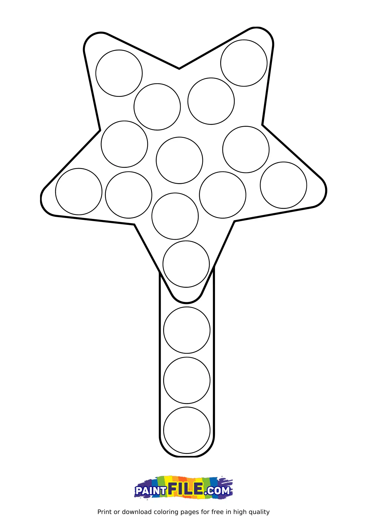 Desenhos de Pop It Para Colorir 72