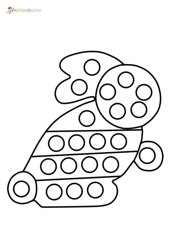 Desenhos de Pop It Para Colorir 82