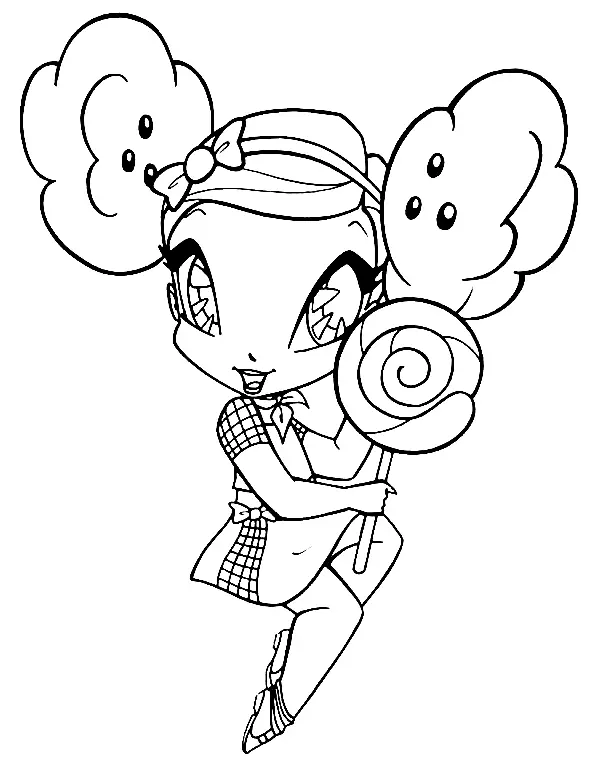 Pop Pixie Coloring Pages 12