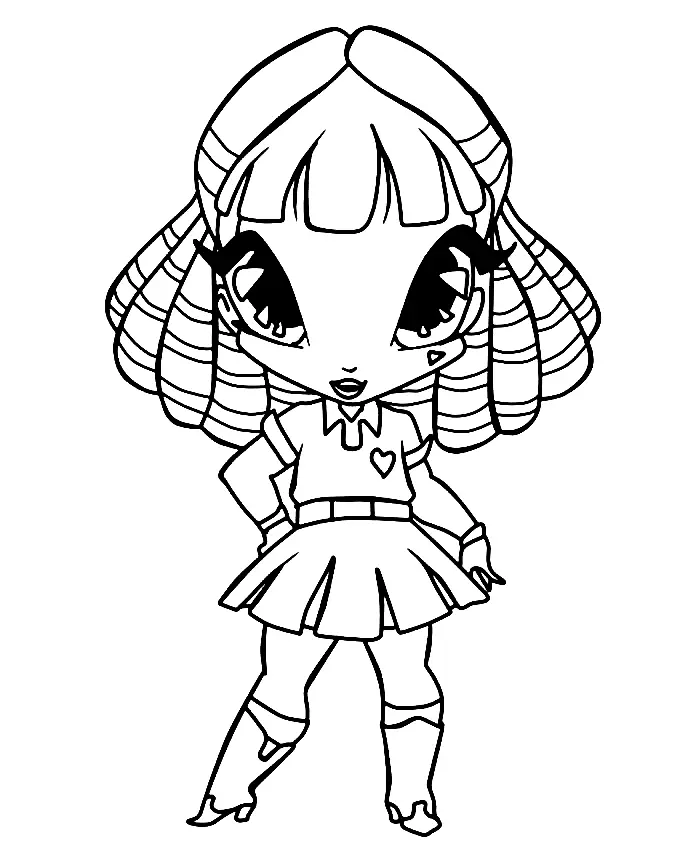 Pop Pixie Coloring Pages 14