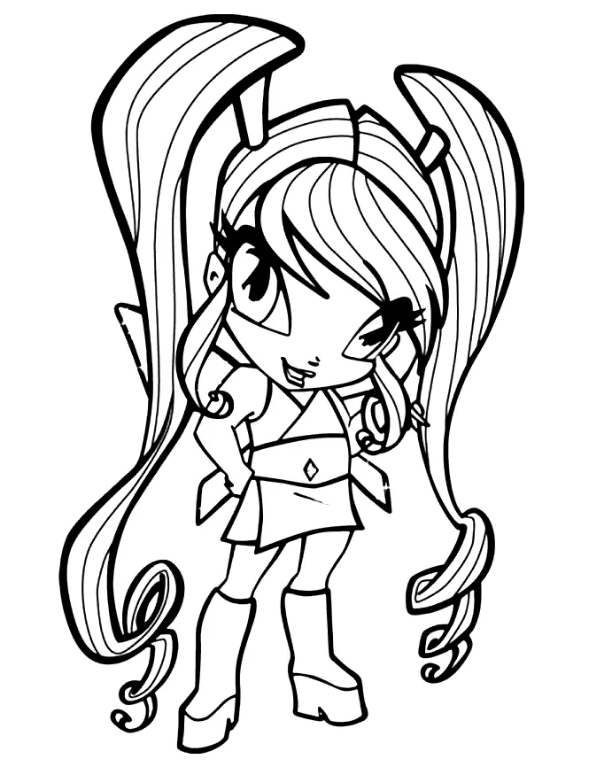 Pop Pixie Coloring Pages 17
