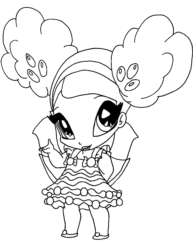 Pop Pixie Coloring Pages 2