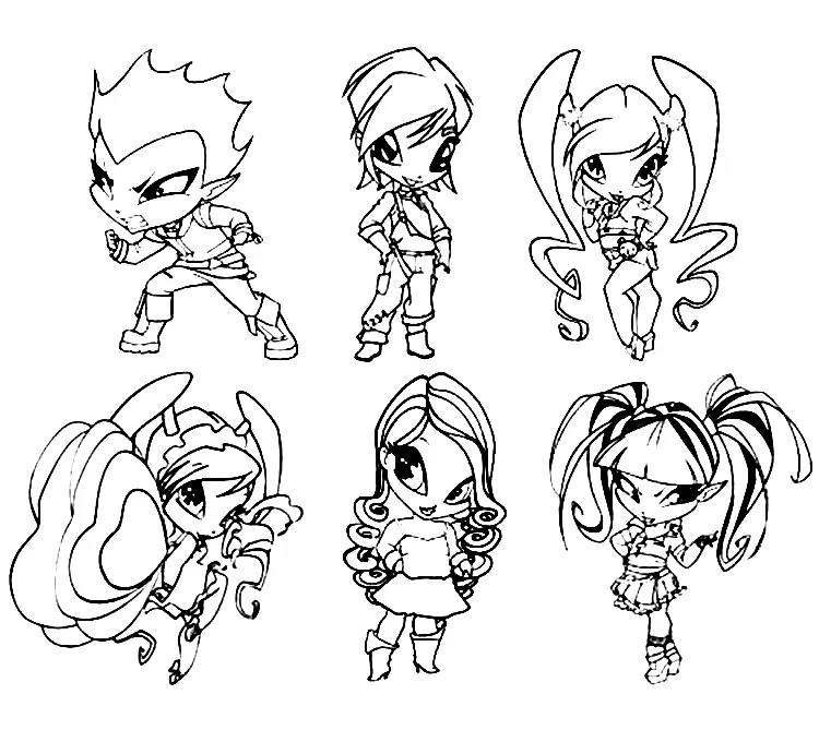 Pop Pixie Coloring Pages 20