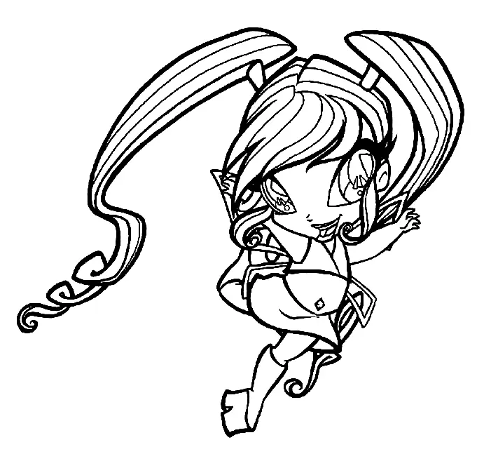 Pop Pixie Coloring Pages 24