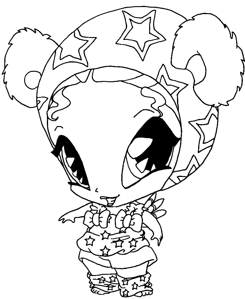 Pop Pixie Coloring Pages 30