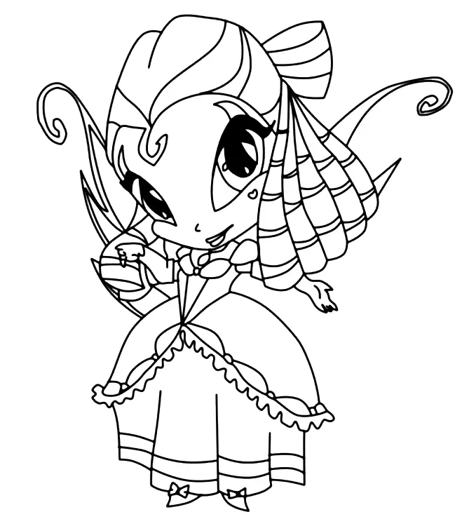 Pop Pixie Coloring Pages 7