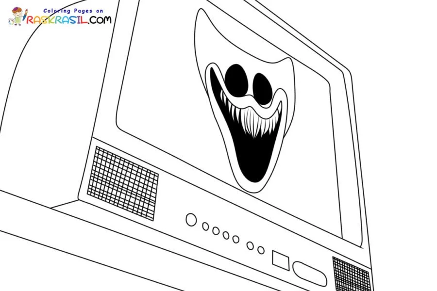 Desenhos de Poppy Playtime Chapter 3 Para Colorir 11
