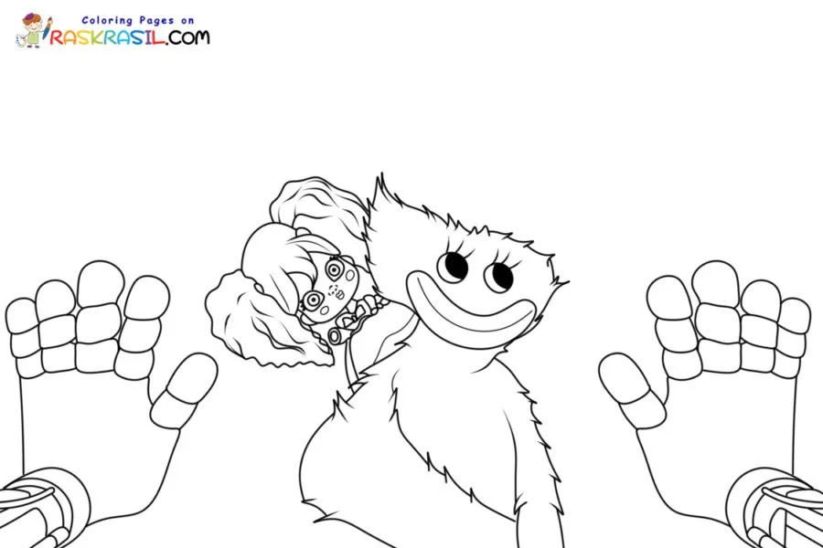 Desenhos de Poppy Playtime Chapter 3 Para Colorir 15