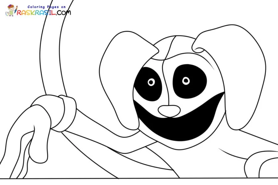 Desenhos de Poppy Playtime Chapter 3 Para Colorir 2
