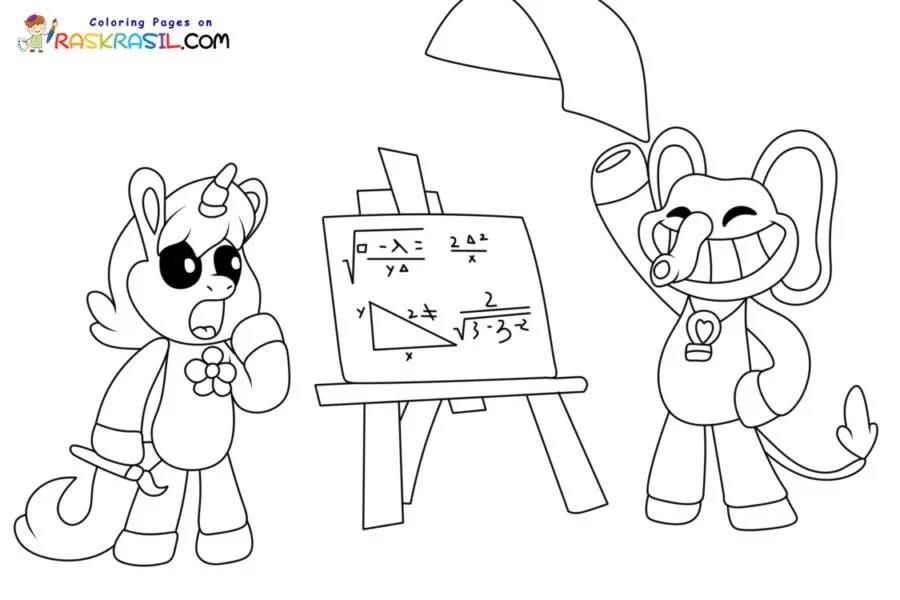 Desenhos de Poppy Playtime Chapter 3 Para Colorir 6