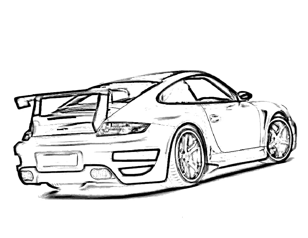 Ausmalbilder Porsche 33