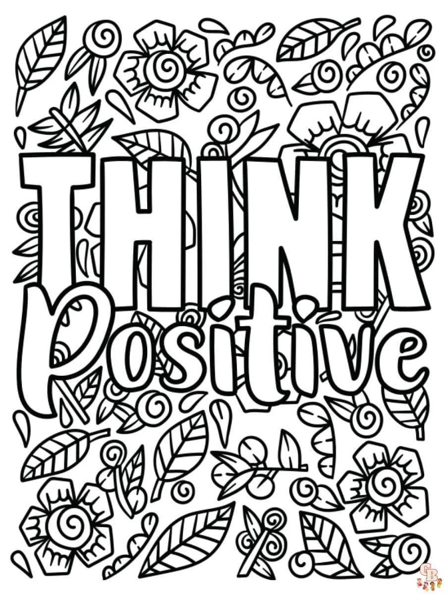 Positividad Para Colorear 11