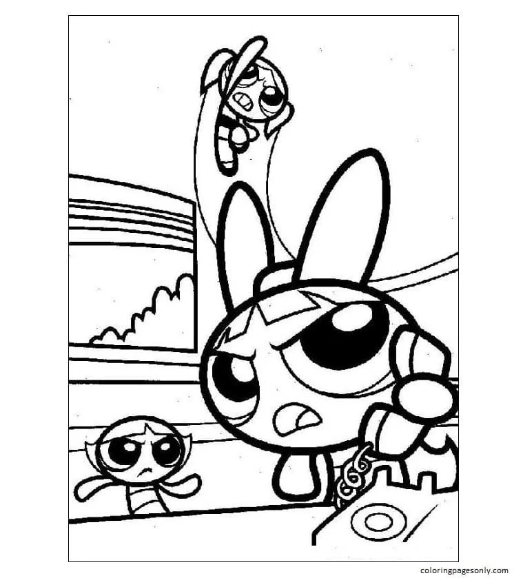 Powerpuff Girls Coloring Pages 62