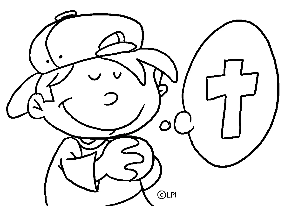 Prayer Day Coloring Pages 16