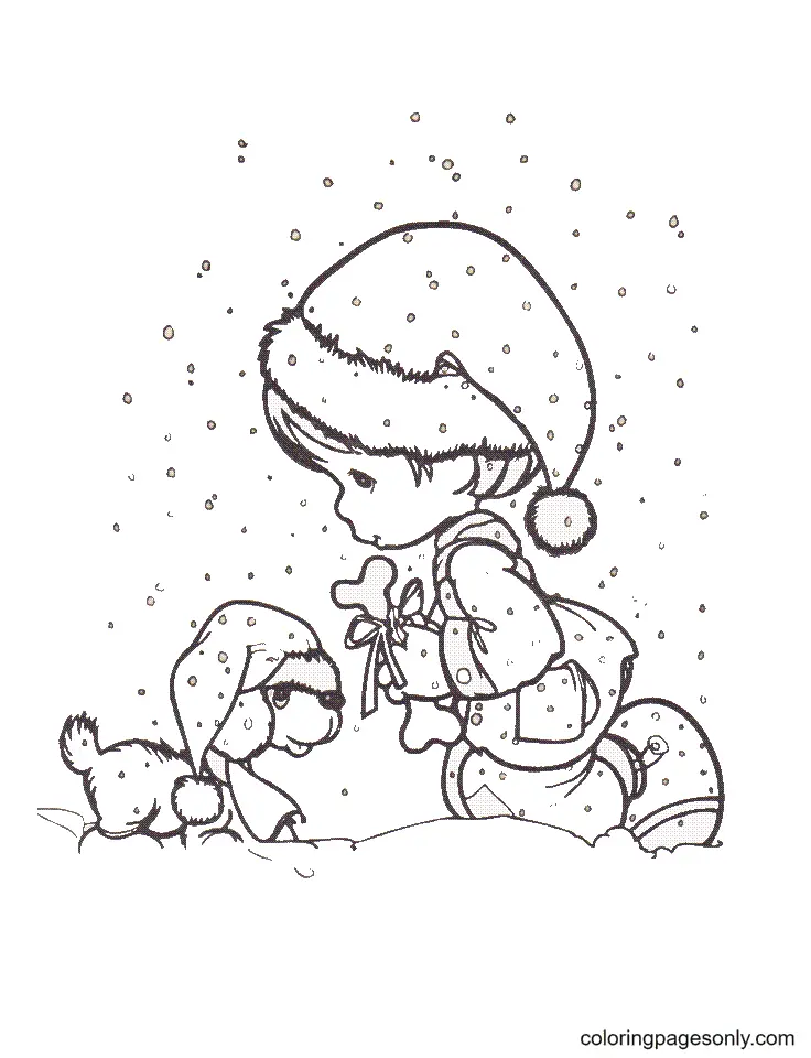 Precious Moments Coloring Pages 16