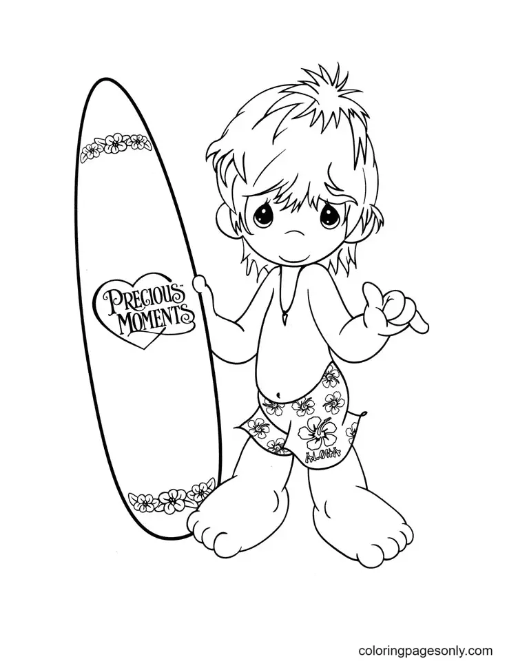 Precious Moments Coloring Pages 59