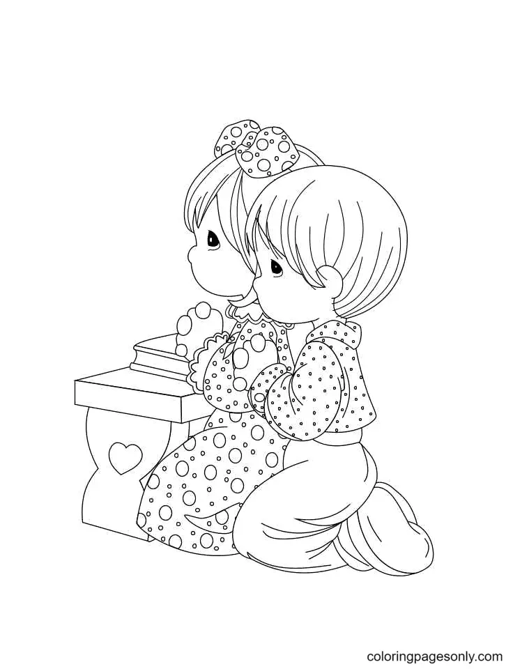 Precious Moments Coloring Pages 9