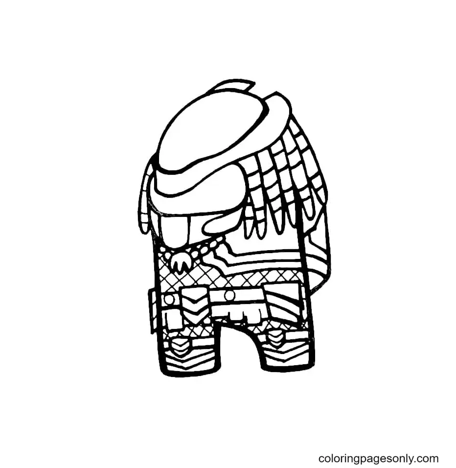 Predator Coloring Pages 15 print and download Predator Coloring Pages 15