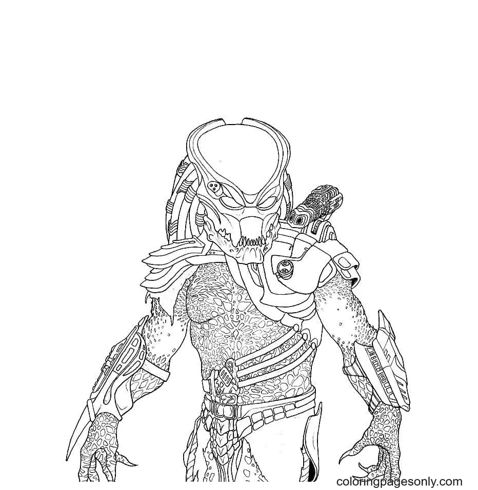 Predator Coloring Pages 22