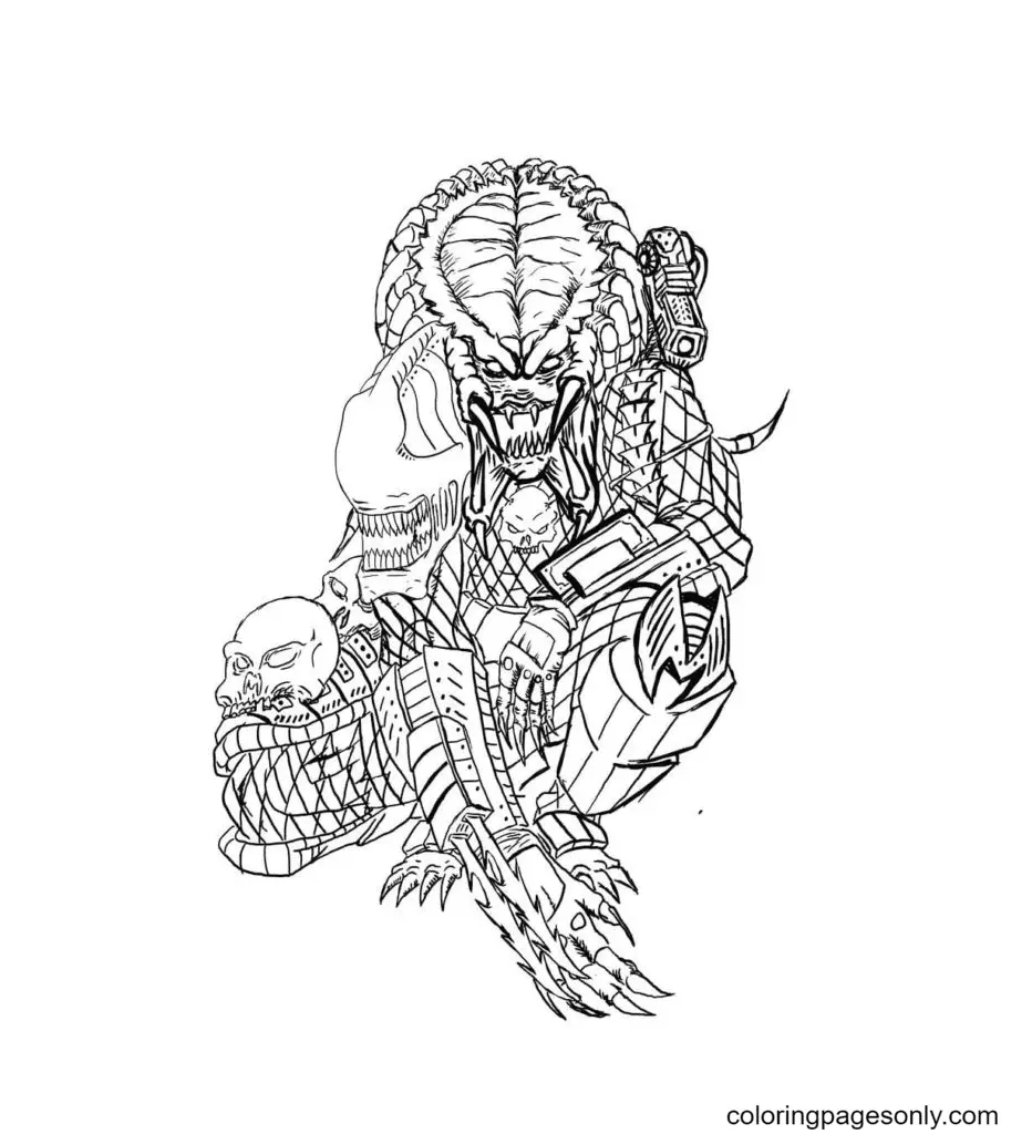 Predator Coloring Pages 26