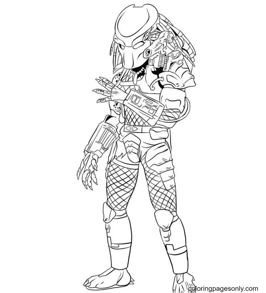 Predator Coloring Pages 30