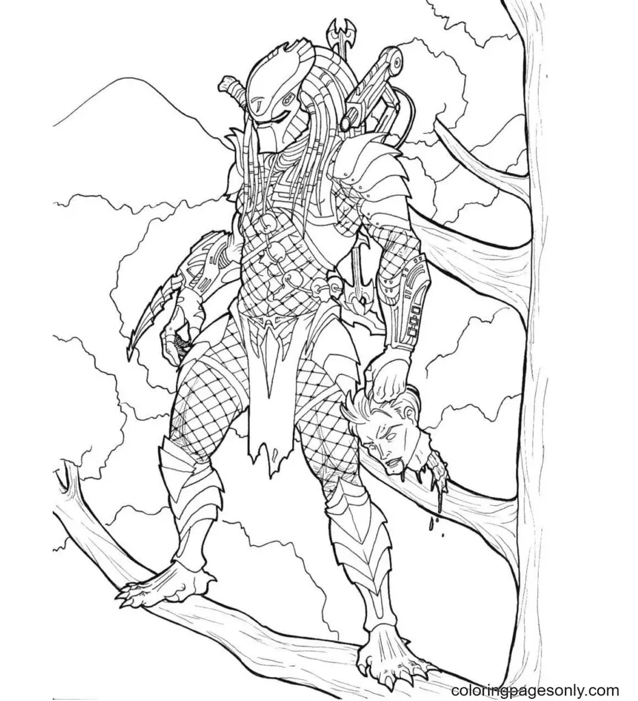 Predator Ausmalbilder 34