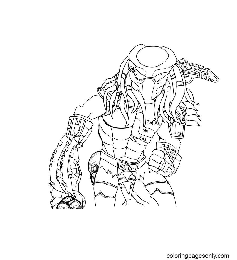 Predator Coloring Pages 39