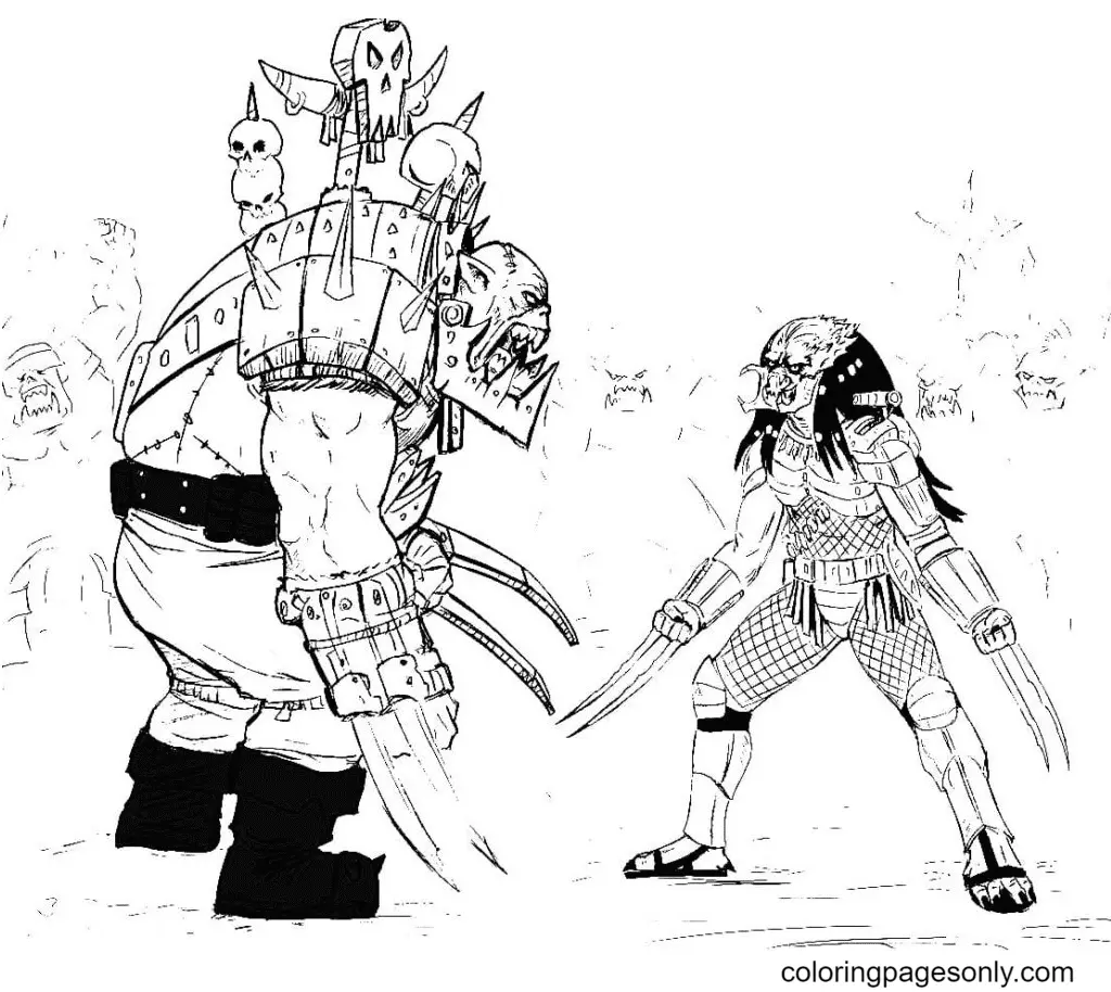 Predator Coloring Pages 48