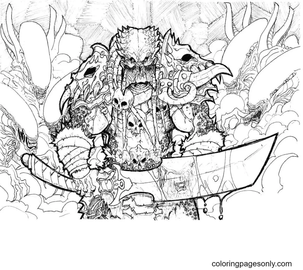 Predator Ausmalbilder 56
