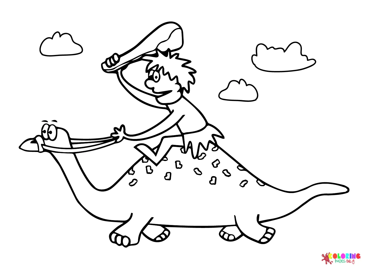 La Prehistoria Para Colorear 16