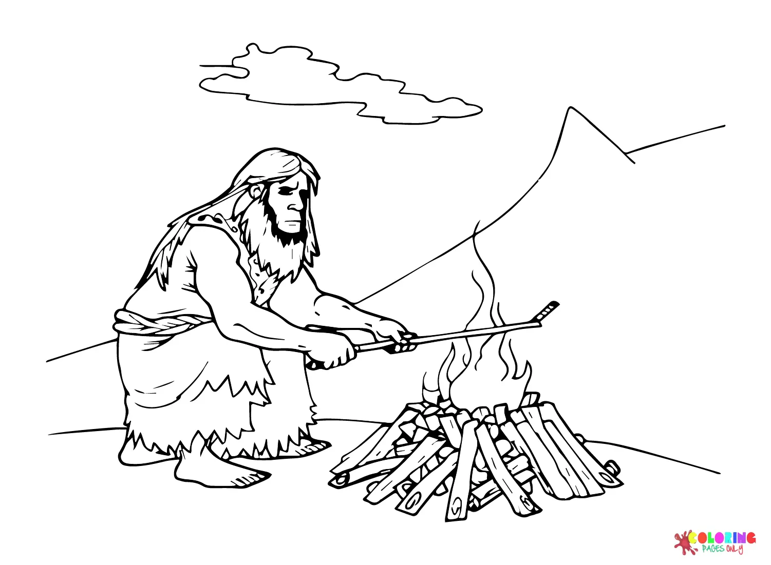 La Prehistoria Para Colorear 17