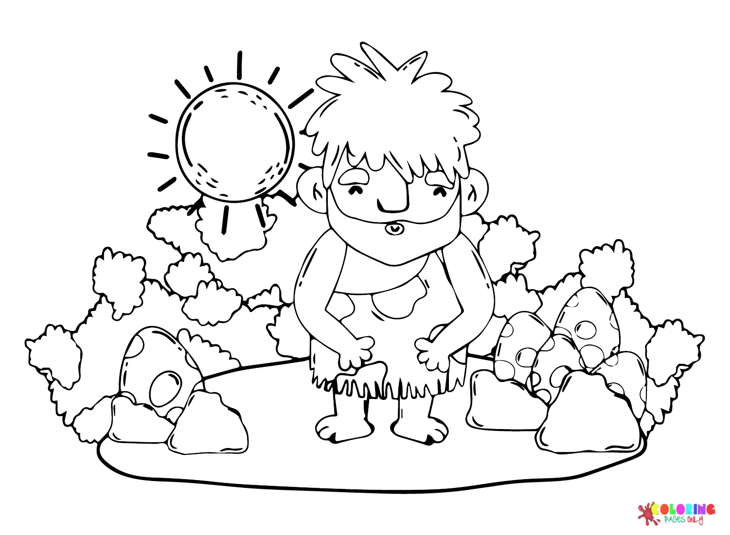 La Prehistoria Para Colorear 4