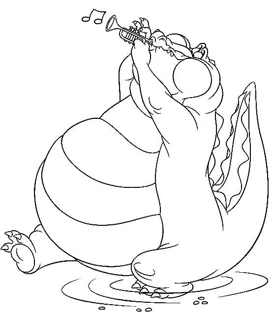 Desenhos de Princesa E O Sapo Para Colorir 34