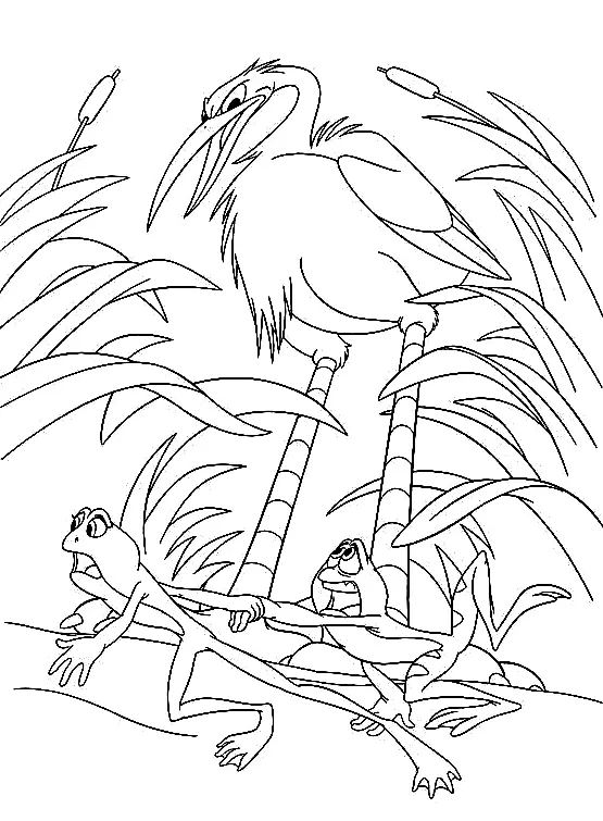 Desenhos de Princesa E O Sapo Para Colorir 38