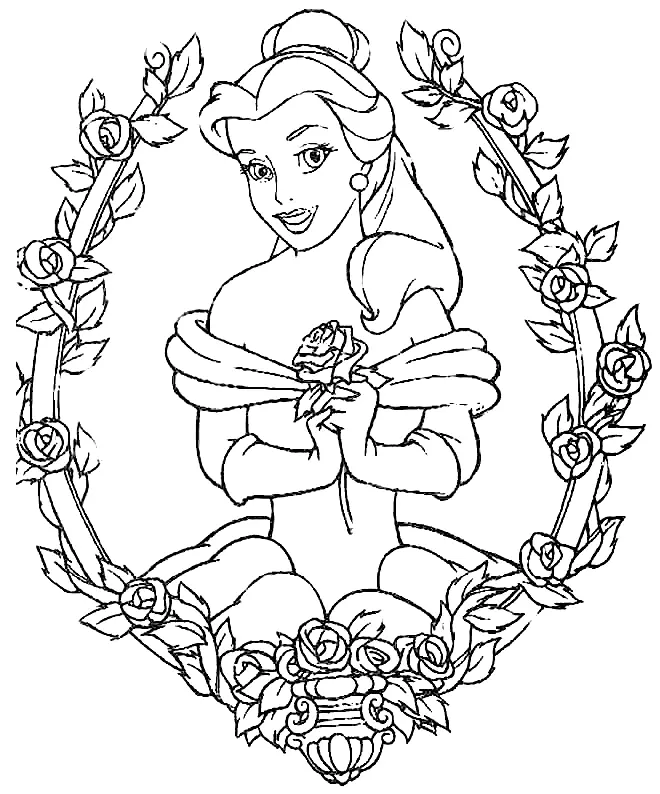 Desenhos de Princess Para Colorir 111