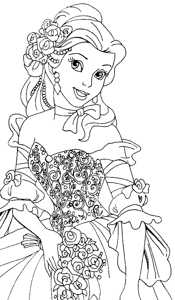 Princesas Para Colorear 122