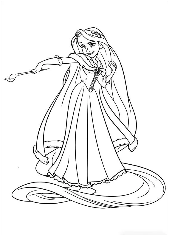 Princesas Para Colorear 131